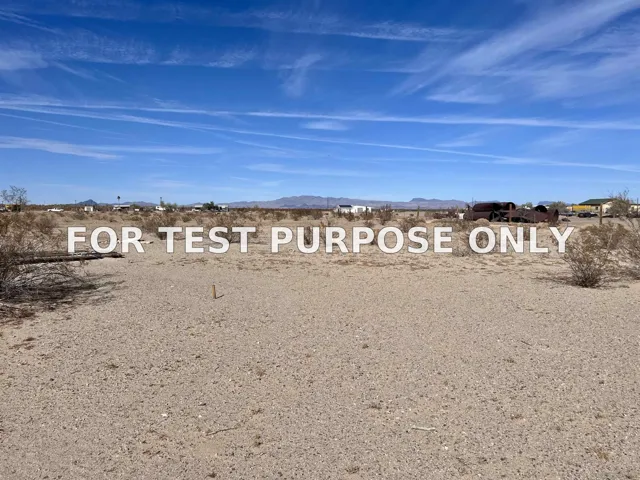 Demo/Test Data 4260 Sutton Pl Unit 0, Blythe, Ca 92225
