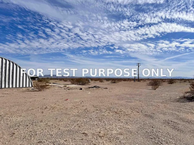 Demo/Test Data 4260 Sutton Pl Unit 0, Blythe, Ca 92225