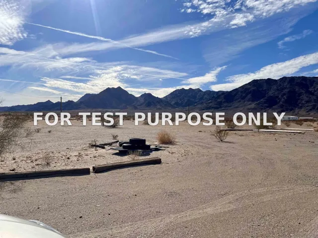 Demo/Test Data 4260 Sutton Pl Unit 0, Blythe, Ca 92225