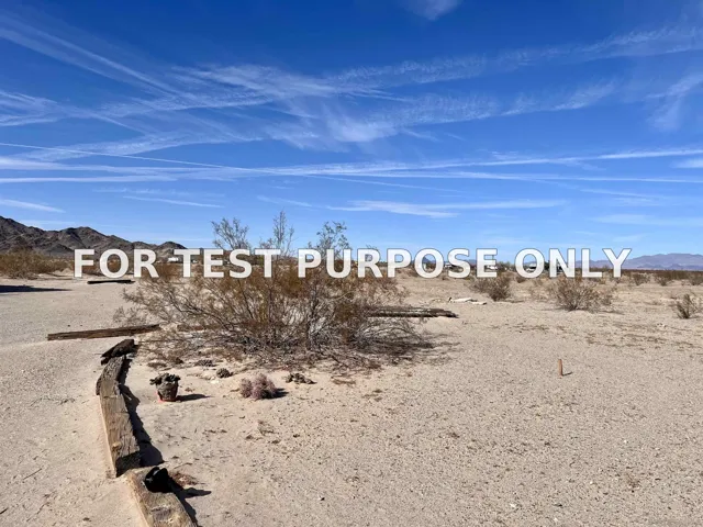Demo/Test Data 4260 Sutton Pl Unit 0, Blythe, Ca 92225