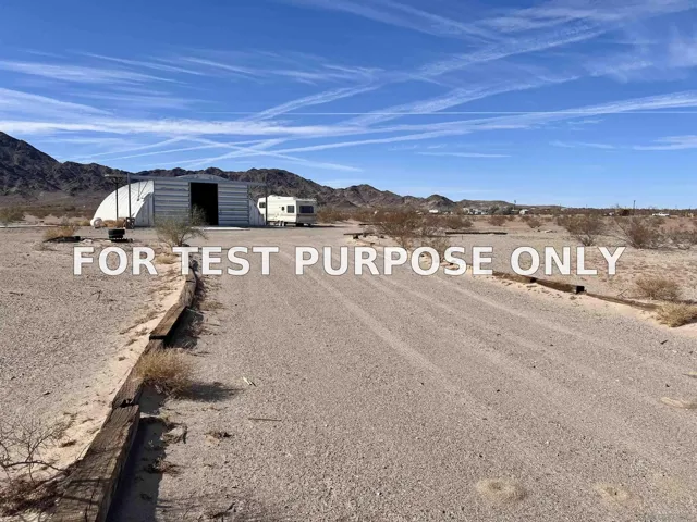 Demo/Test Data 4260 Sutton Pl Unit 0, Blythe, Ca 92225