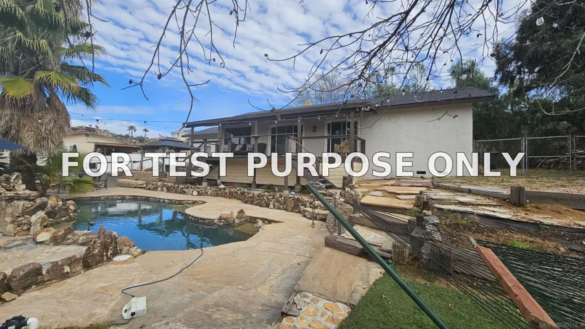 Demo/Test Data 1780 Jaime Lynn Ln., El Cajon, Ca 92019