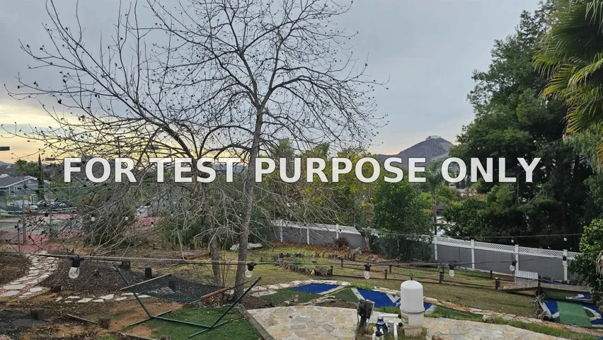Demo/Test Data 1780 Jaime Lynn Ln., El Cajon, Ca 92019