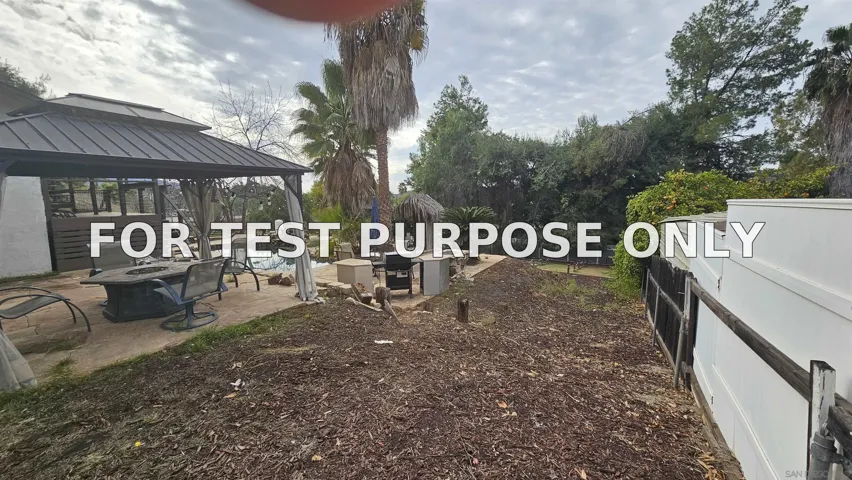 Demo/Test Data 1780 Jaime Lynn Ln., El Cajon, Ca 92019