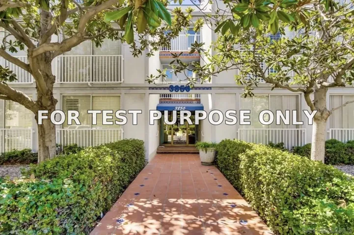 Demo/Test Data 3850 Riviera Drive Unit 3b, San Diego, Ca 92109
