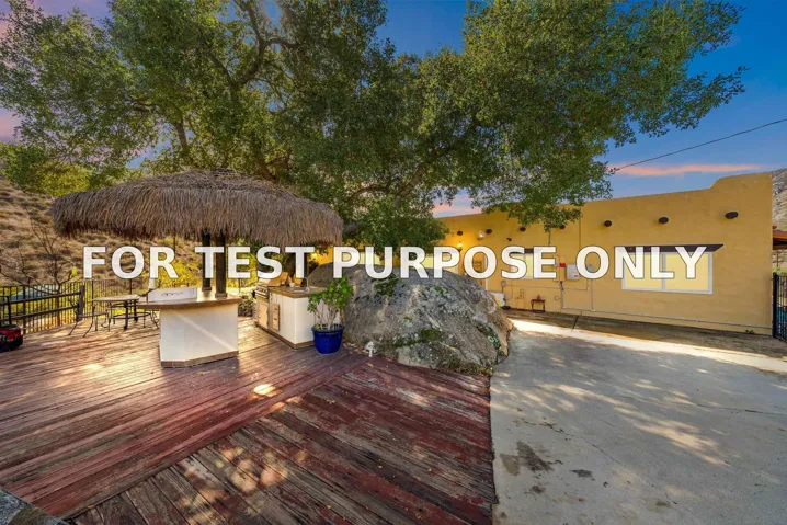 Demo/Test Data 1831 Barrett Lake Rd, Dulzura, Ca 91917