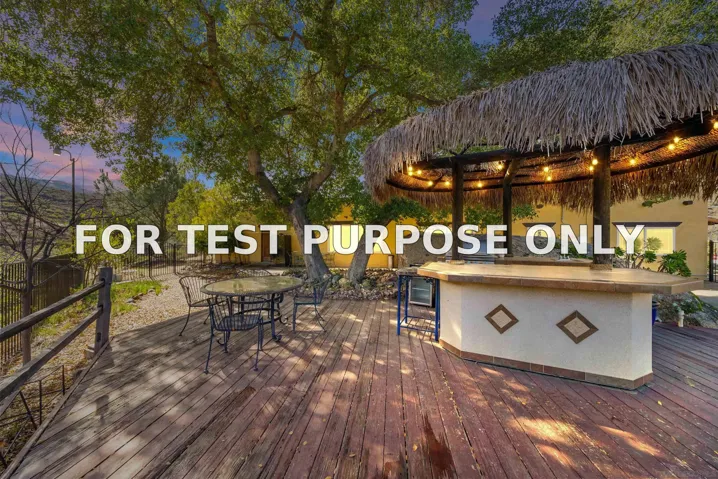 Demo/Test Data 1831 Barrett Lake Rd, Dulzura, Ca 91917