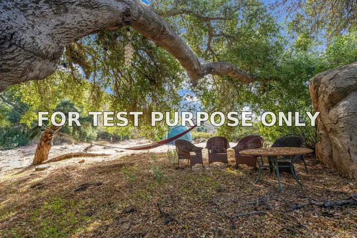 Demo/Test Data 1831 Barrett Lake Rd, Dulzura, Ca 91917