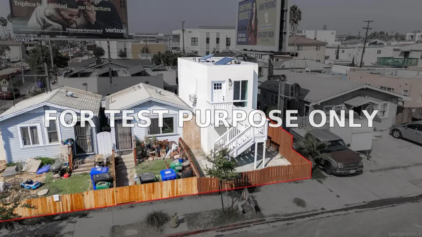 Demo/Test Data 4204-4208 40th, San Diego, Ca 92105