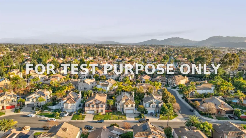 Demo/Test Data 29487 Georgetown Ln, Temecula, Ca 92591