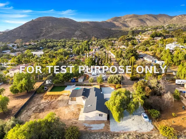 Demo/Test Data 3110 Rio Madre, Jamul, Ca 91935