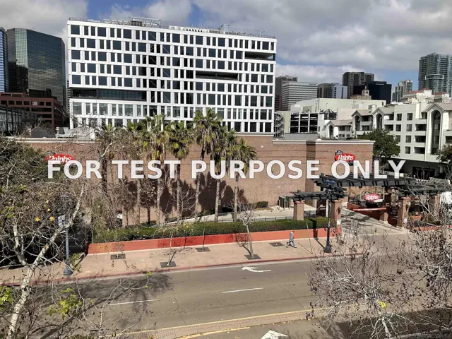 Demo/Test Data 101 Market St. Unit 437, San Diego, Ca 92101