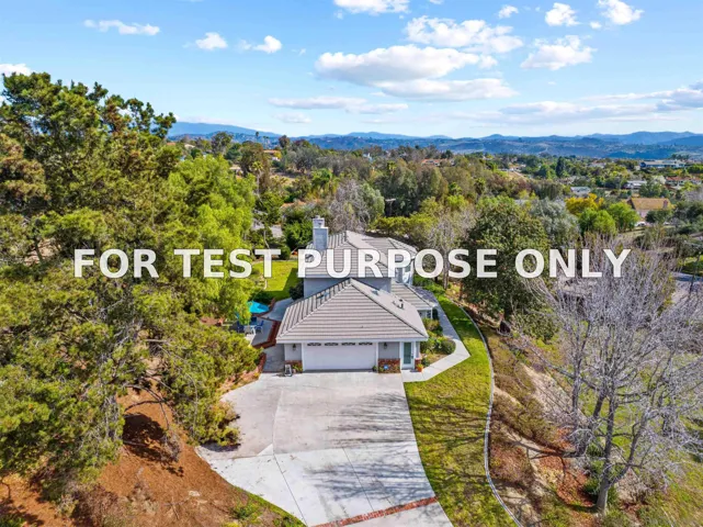 Demo/Test Data 1474 Via Encinos, Fallbrook, Ca 92028