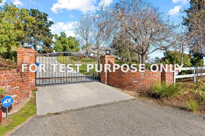 Demo/Test Data 1474 Via Encinos, Fallbrook, Ca 92028