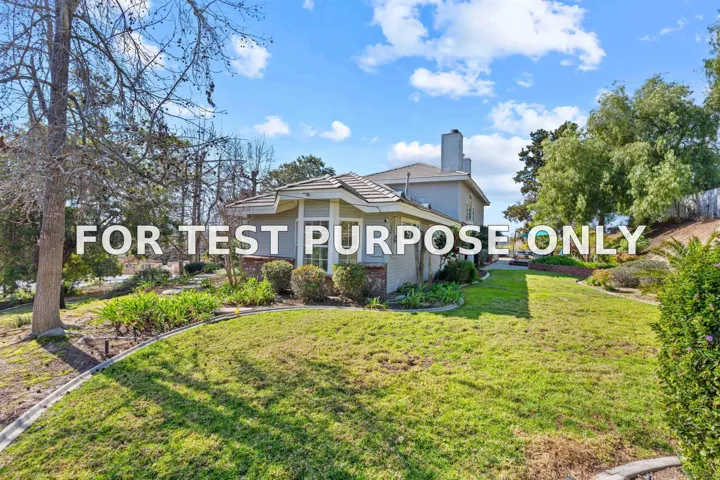 Demo/Test Data 1474 Via Encinos, Fallbrook, Ca 92028