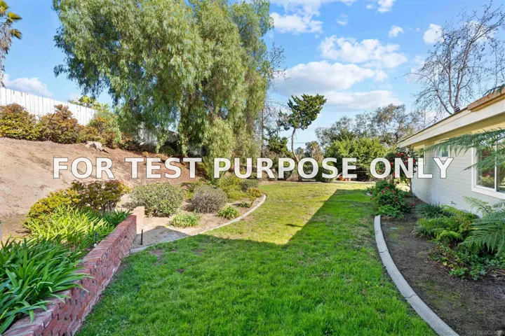 Demo/Test Data 1474 Via Encinos, Fallbrook, Ca 92028