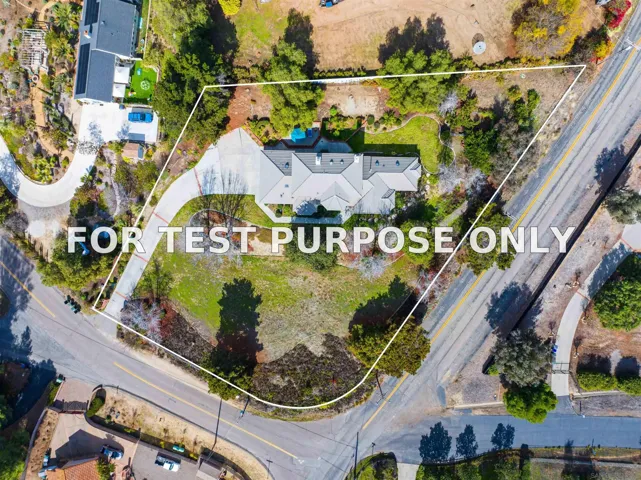 Demo/Test Data 1474 Via Encinos, Fallbrook, Ca 92028