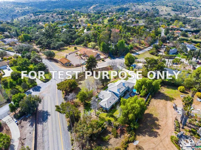 Demo/Test Data 1474 Via Encinos, Fallbrook, Ca 92028