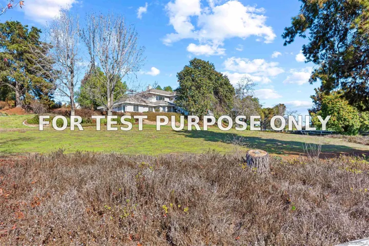 Demo/Test Data 1474 Via Encinos, Fallbrook, Ca 92028