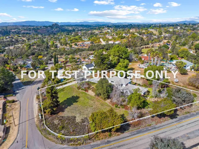 Demo/Test Data 1474 Via Encinos, Fallbrook, Ca 92028