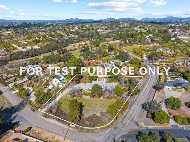 Demo/Test Data 1474 Via Encinos, Fallbrook, Ca 92028