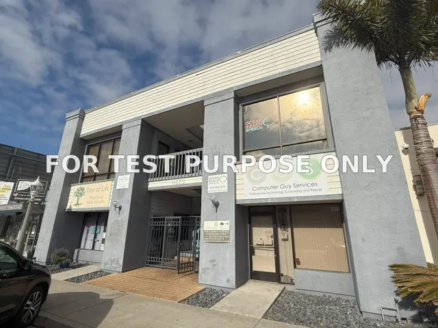 Demo/Test Data 4870 Santa Monica Avenue, San Diego, Ca 92107