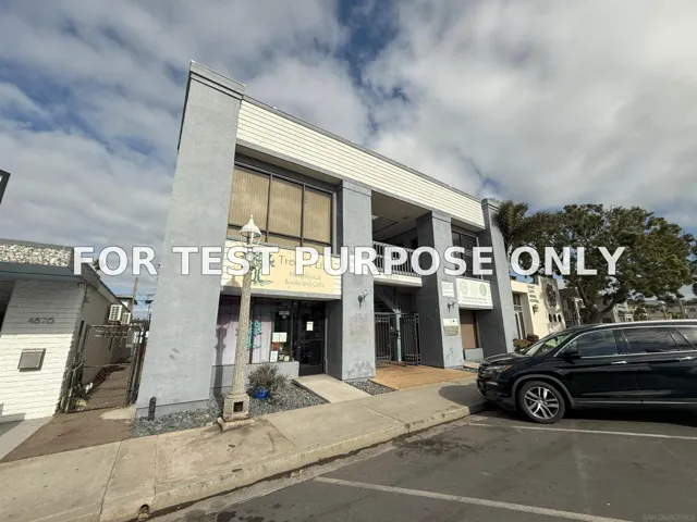 Demo/Test Data 4870 Santa Monica Avenue, San Diego, Ca 92107