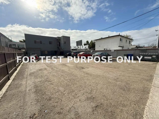 Demo/Test Data 4870 Santa Monica Avenue, San Diego, Ca 92107