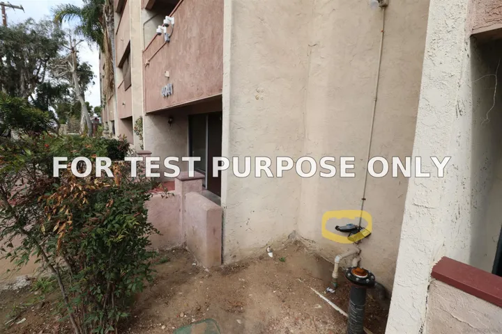 Demo/Test Data 4041 Oakcrest Dr Unit 105, San Diego, Ca 92105