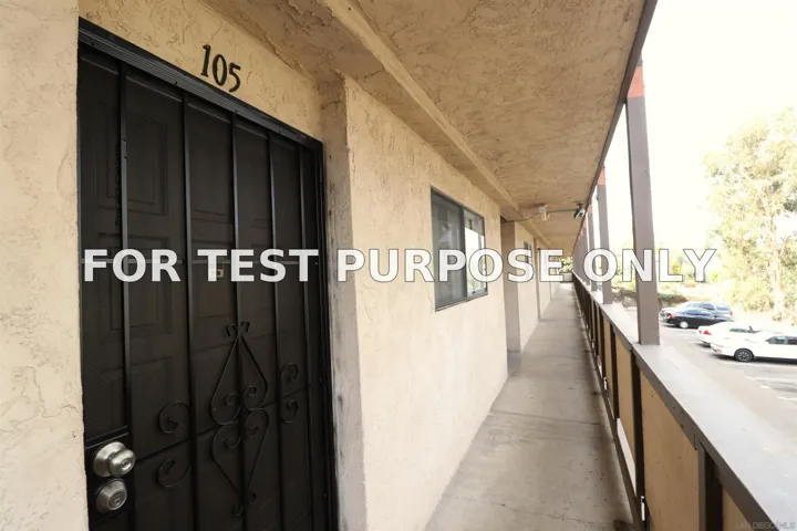 Demo/Test Data 4041 Oakcrest Dr Unit 105, San Diego, Ca 92105