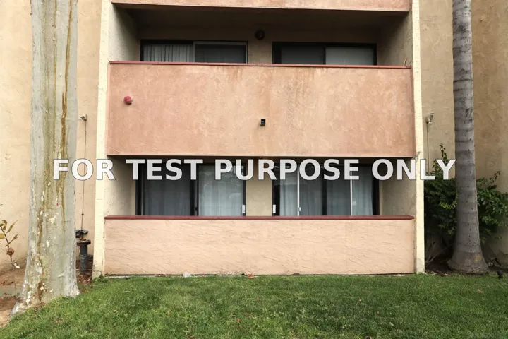 Demo/Test Data 4041 Oakcrest Dr Unit 105, San Diego, Ca 92105