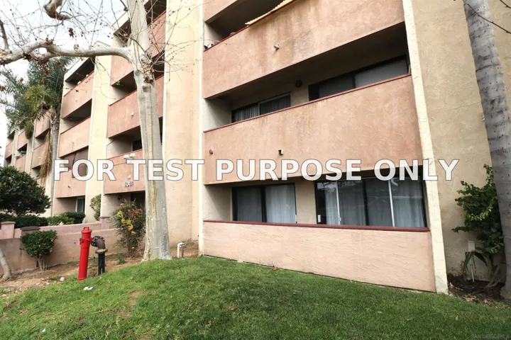 Demo/Test Data 4041 Oakcrest Dr Unit 105, San Diego, Ca 92105