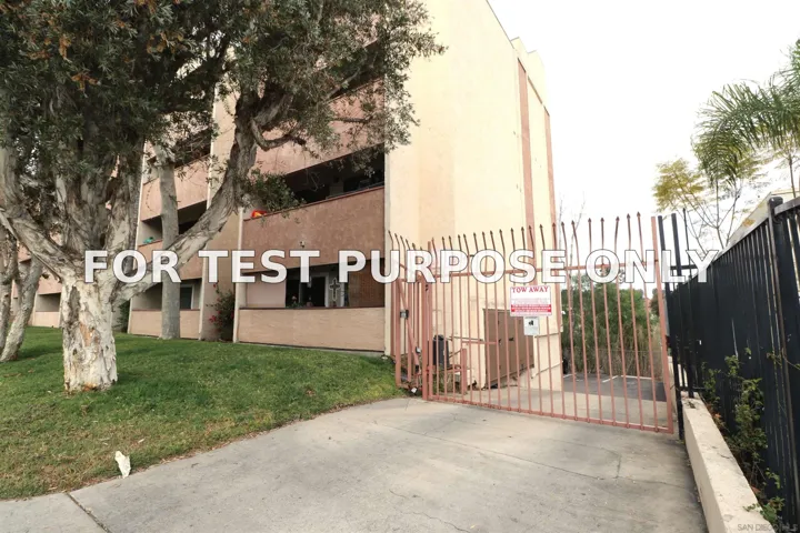 Demo/Test Data 4041 Oakcrest Dr Unit 105, San Diego, Ca 92105