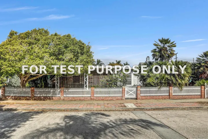 Demo/Test Data 4640 Greene St, San Diego, Ca 92107