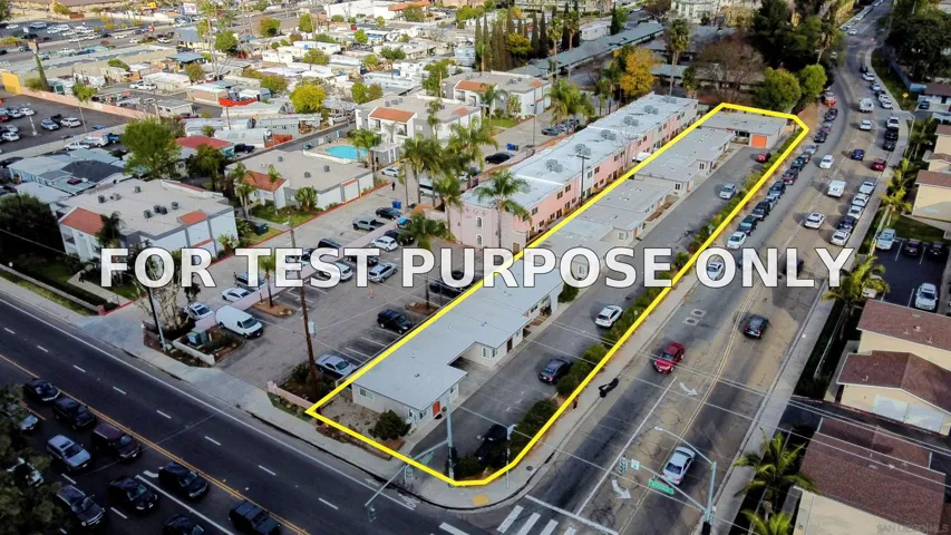 Demo/Test Data 275-99 S Mollison Ave, El Cajon, Ca 92020