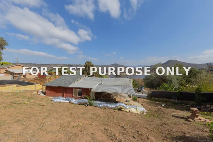Demo/Test Data 9703 Upas Ln, Escondido, Ca 92029