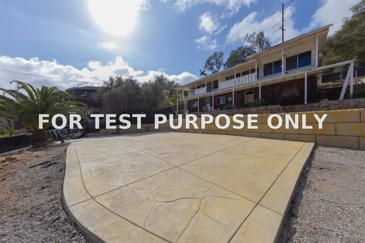 Demo/Test Data 9703 Upas Ln, Escondido, Ca 92029