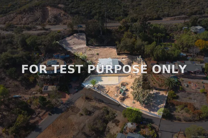 Demo/Test Data 9703 Upas Ln, Escondido, Ca 92029