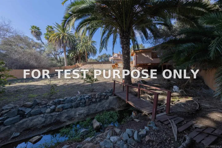 Demo/Test Data 25734 Willow Ln, Escondido, Ca 92026