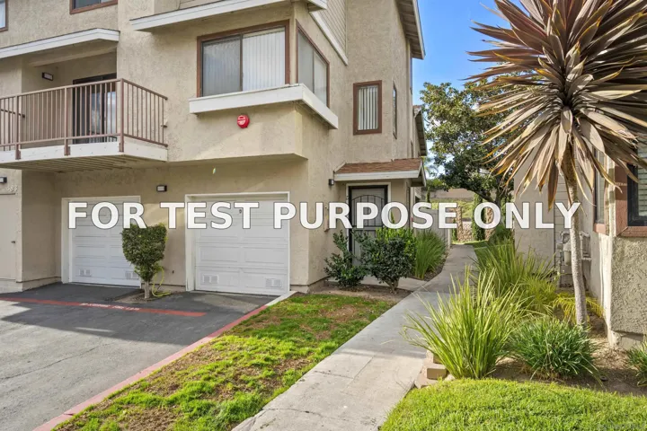 Demo/Test Data 583 Portsmouth Dr Unit D, Chula Vista, Ca 91911