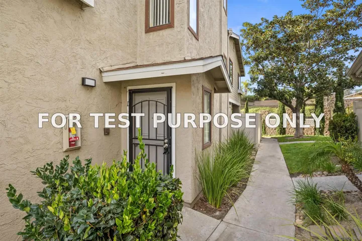 Demo/Test Data 583 Portsmouth Dr Unit D, Chula Vista, Ca 91911
