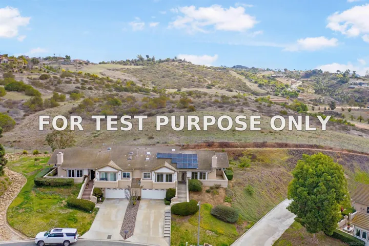 Demo/Test Data 69 Via Larga Vista, Bonsall, Ca 92003