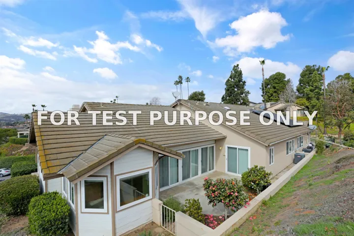 Demo/Test Data 69 Via Larga Vista, Bonsall, Ca 92003