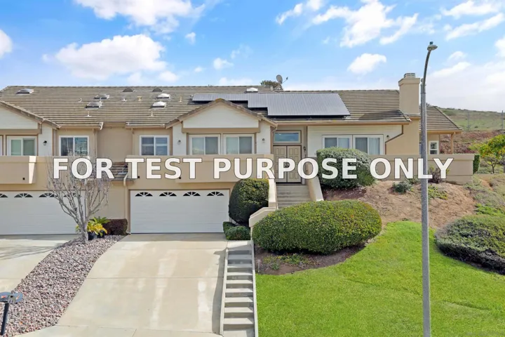 Demo/Test Data 69 Via Larga Vista, Bonsall, Ca 92003