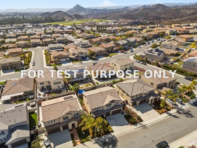 Demo/Test Data 30111 Redding Ave, Murrieta, Ca 92563