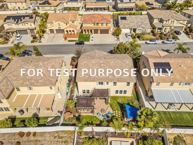 Demo/Test Data 30111 Redding Ave, Murrieta, Ca 92563
