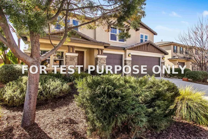 Demo/Test Data 30111 Redding Ave, Murrieta, Ca 92563