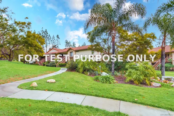 Demo/Test Data 12570 Carmel Creek Rd Unit 73, San Diego, Ca 92130