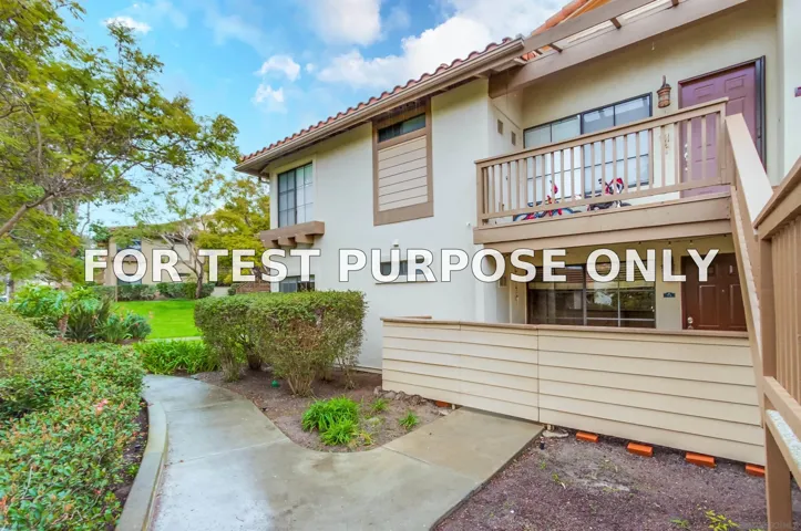 Demo/Test Data 12570 Carmel Creek Rd Unit 73, San Diego, Ca 92130