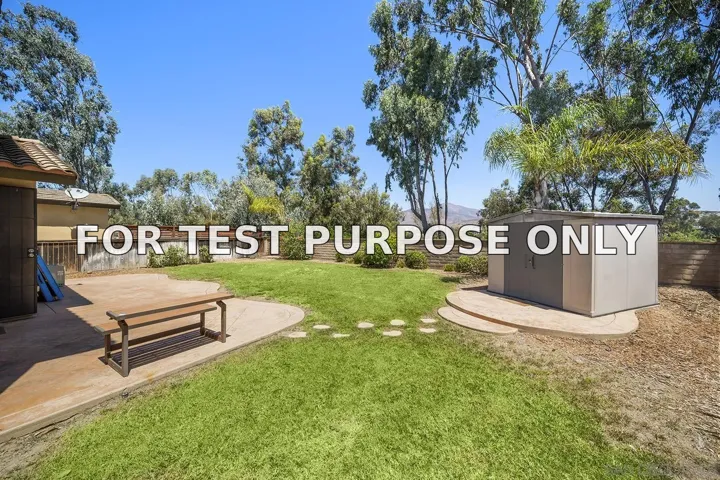 Demo/Test Data 723 Dry Creek Drive, Chula Vista, Ca 91914